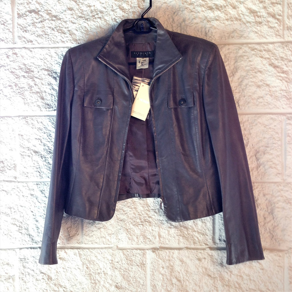 Escada Jackets & Blazers - ESCADA Italian Leather Jacket NWT